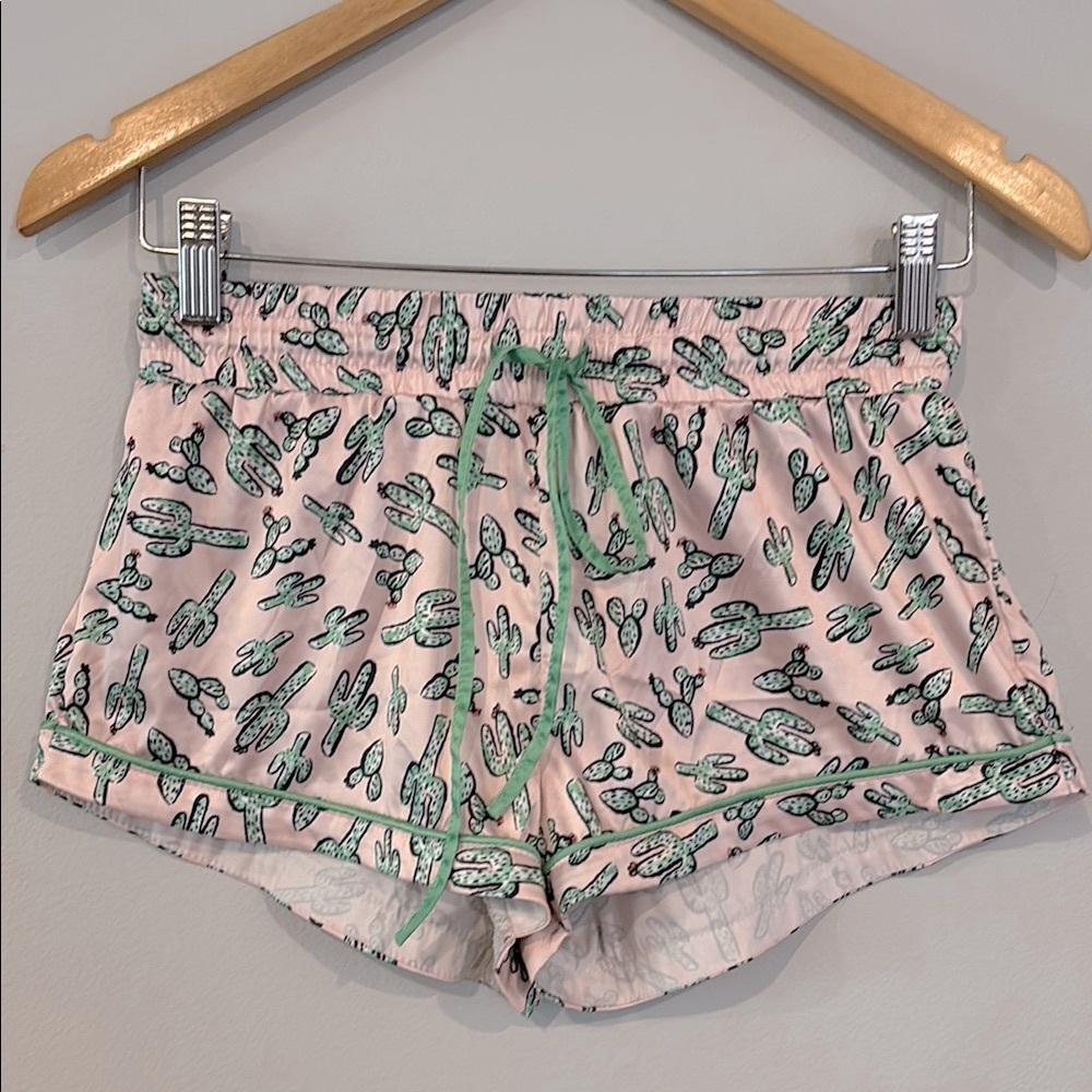 Pink Cactus Print Pajama Set - Picture 5 of 7